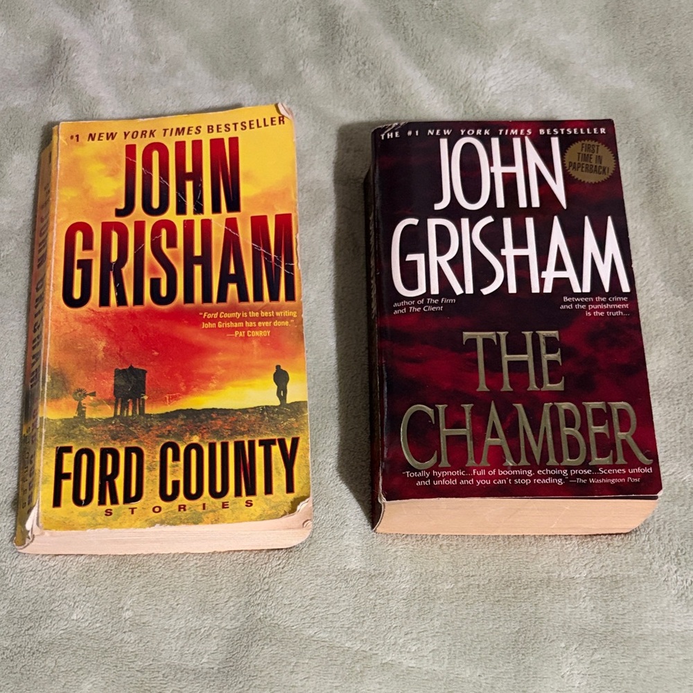 John Grisham Book Set - Ford County & The Chamber